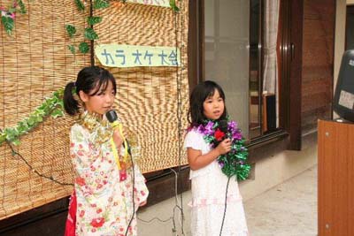 カラオケ大会の写真